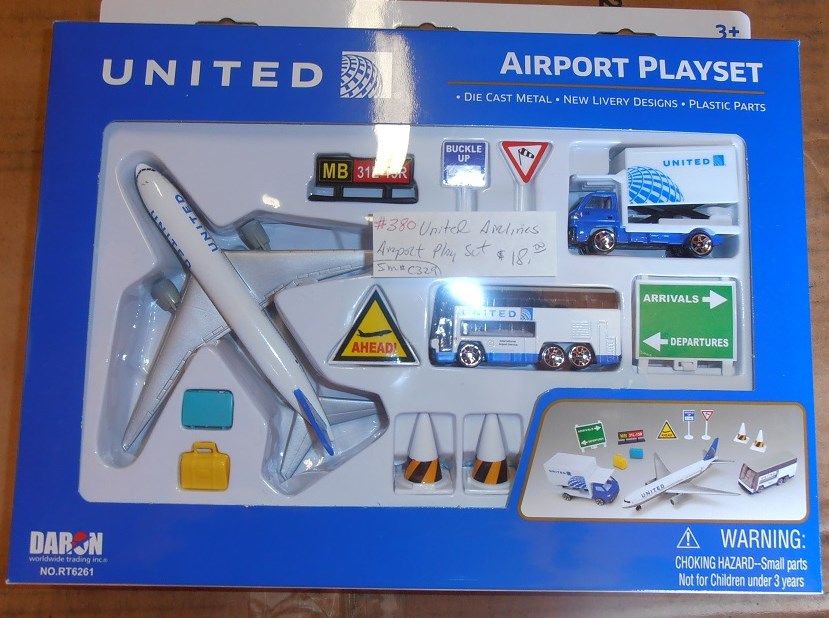 United Airlines Airport Play Set - Click Image to Close